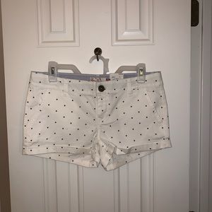 NWT Kohl’s SO Brand Low Rise Chino Shortie Shorts White Size 7